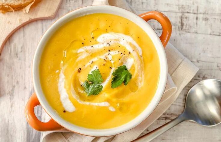 vegetable soup puree for weight loss of 10 kg per month