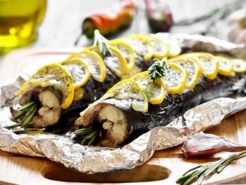 Mackerel in the oven