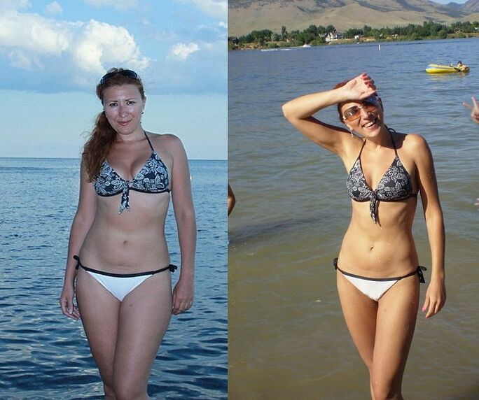 pictures before and after buckwheat diet