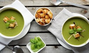 The mashed soup diet on the drink diet menu